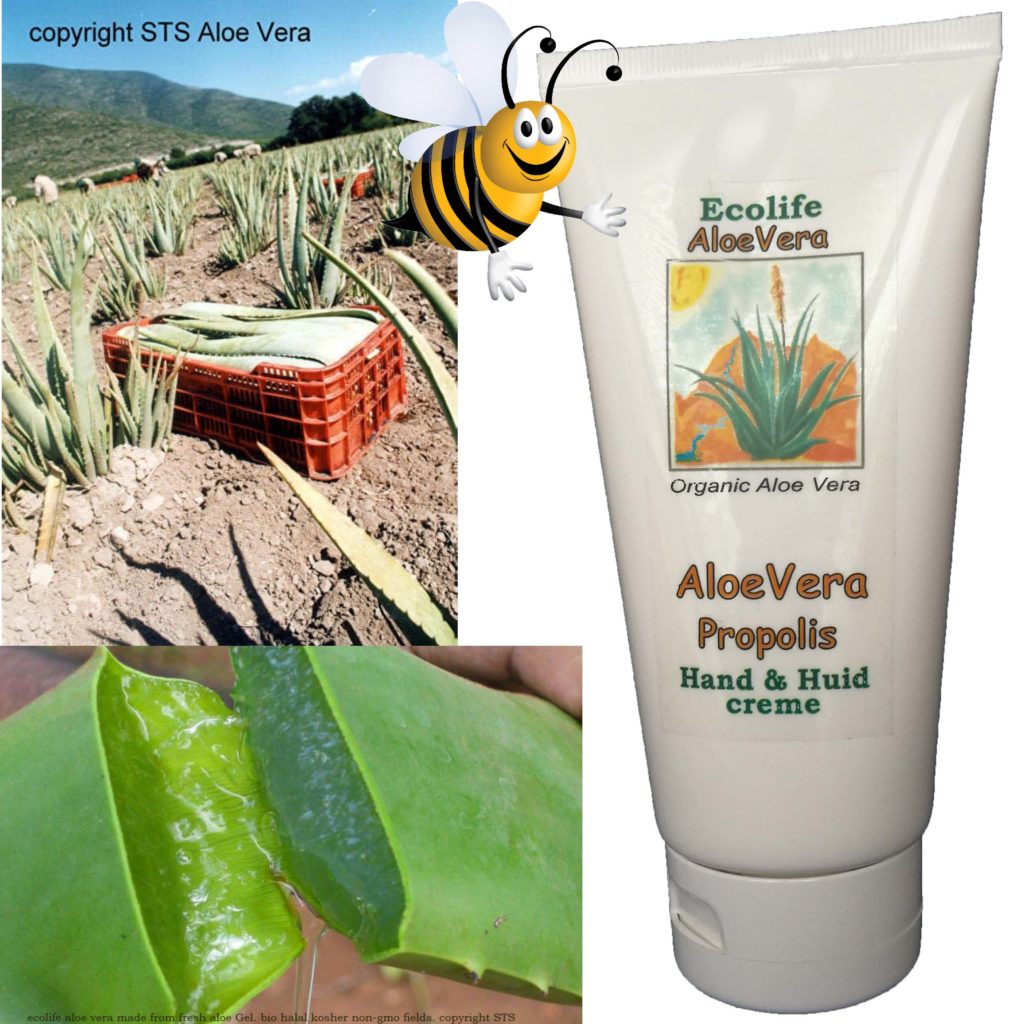 Propolis bijen en aloe vera creme Ecolife - de beste huidverzorging